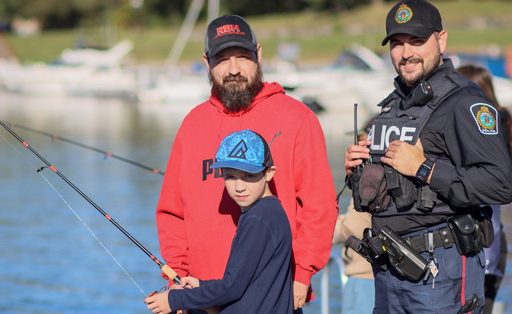 Police Hosts Annual Kids, Cops and Fishing Event