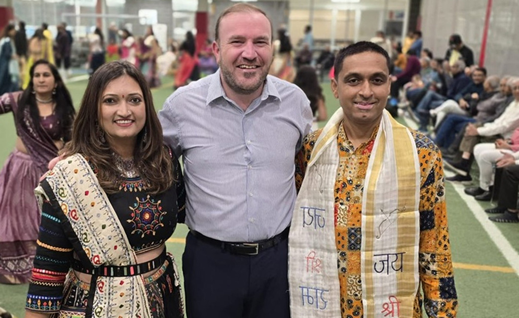 Gujarati Community Celebrates Navratri at Benson Centre