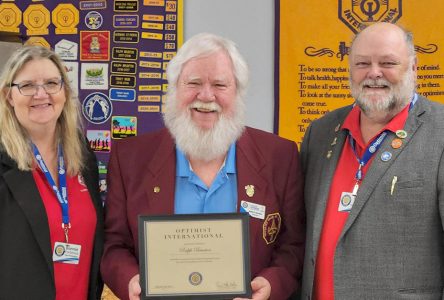 Optimist Club of Cornwall Honours Members