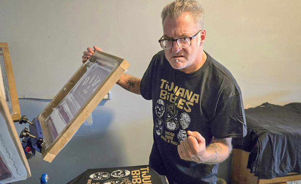 Tijuana Bibles’ Merch Hot off Stacey Case’s Press