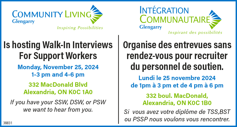 Support Workers / Personnel de Soutien