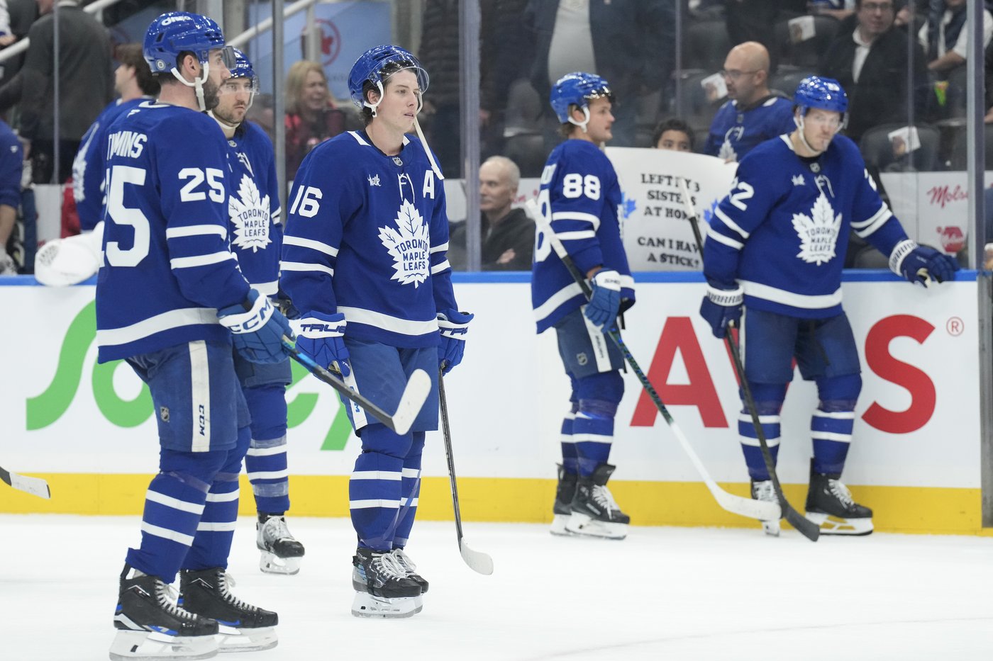 ‘We should be disappointed’: Maple Leafs blanked 3-0 at home in ugly performance