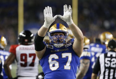 Bombers offensive line faces another tough challenge with Argos defensive front