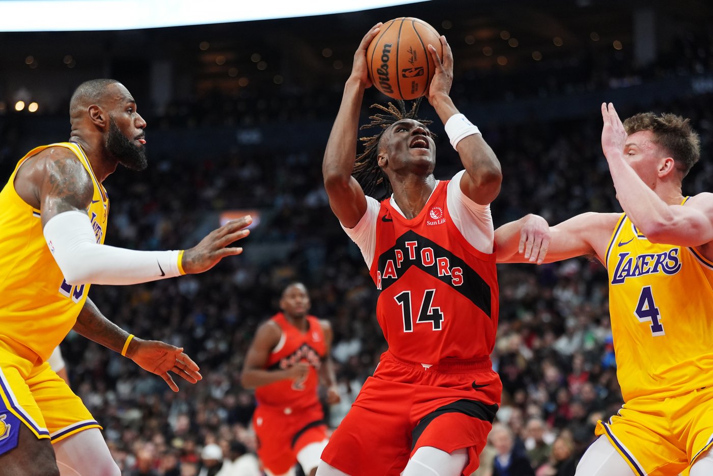 Raptors rookie Ja’Kobe Walter out again after re-spraining shoulder