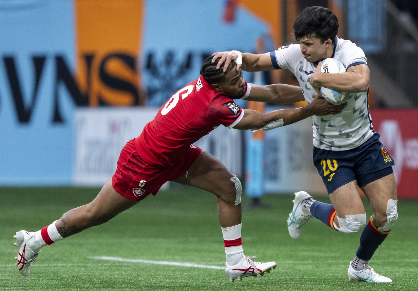 Canadian men start climb back up rugby sevens ladder with win over Guyana