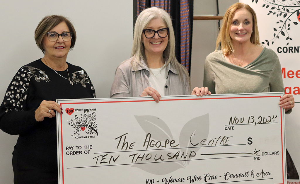 Agape Centre Wins $10,000 from 100 Women Who Care